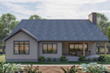 Craftsman House Plan - Plainview 30844 - Rear Exterior