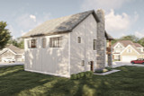 Craftsman House Plan - Meadow Lane 88883 - Rear Exterior