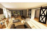 Farmhouse House Plan - Balsam 21838 - Living Room