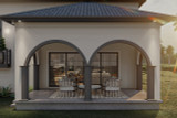 Mediterranean House Plan - Englewood 73601 - Rear Exterior