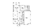 Mediterranean House Plan - Englewood 73601 - 1st Floor Plan