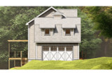 Colonial House Plan - Cape Shore 54938 - Left Exterior