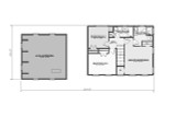 Secondary Image - Colonial House Plan - Cape Shore 54938 - 2nd Floor Plan