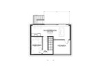 Colonial House Plan - Cape Shore 54938 - Basement Floor Plan