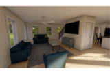 Colonial House Plan - Cape Shore 54938 - Living Room