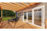 Colonial House Plan - Cape Shore 54938 - Porch