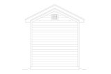 Traditional House Plan - West Coy Workshop 23171 - Rear Exterior
