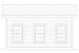 Secondary Image - Traditional House Plan - West Coy Workshop 23171 - Right Exterior