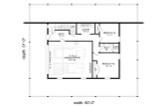 Modern House Plan - Red Top Eagle 59568 - 1st Floor Plan