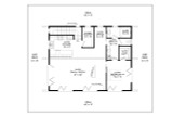 Secondary Image - Modern House Plan - Red Top Eagle 59568 - 2nd Floor Plan