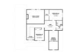 Secondary Image - Country House Plan - Raines 3 74638 - 2nd Floor Plan