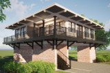 Modern House Plan - Baton Rouge 41870 - Front Exterior