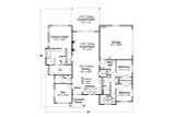 Contemporary House Plan - Tipton 32824 - 1st Floor Plan
