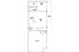 Contemporary House Plan - 63865 - 1st Floor Plan