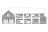 Colonial House Plan - 57655 - Left Exterior