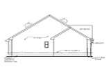 Farmhouse House Plan - Teglia Farm 3-Car 41499 - Left Exterior