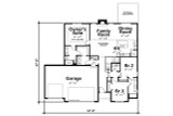 Farmhouse House Plan - Teglia Farm 3-Car 41499 - 1st Floor Plan