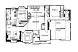 Craftsman House Plan - 62421 - 1st Floor Plan