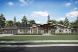 Contemporary House Plan - Pomona 86519 - Front Exterior
