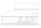 Traditional House Plan - 23405 - Rear Exterior
