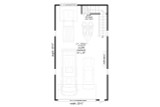 Country House Plan - Peach Orchard RV Barndo 2 22104 - 1st Floor Plan