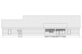 Secondary Image - Ranch House Plan - Bison Path w/Garage 81320 - Rear Exterior