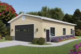 Traditional House Plan - Rounder Garage 90560 - Front Exterior