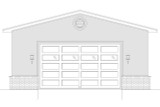 Traditional House Plan - Rounder Garage 90560 - Front Exterior