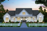 Farmhouse House Plan - Black Creek 76042 - Front Exterior