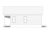 Traditional House Plan - Ferguson Guest House 62324 - Right Exterior