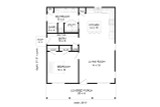 Traditional House Plan - Ferguson Guest House 62324 - 1st Floor Plan