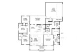 Farmhouse House Plan - Peachtree II 11626 - 1st Floor Plan