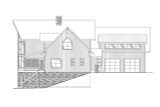 Farmhouse House Plan - 44586 - Left Exterior