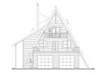 A-Frame House Plan - 54140 - Rear Exterior