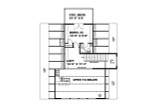 A-Frame House Plan - 54140 - 2nd Floor Plan