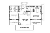 Craftsman House Plan - 18301 - 1st Floor Plan
