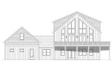 Craftsman House Plan - Mountain Pine 30135 - Rear Exterior
