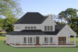 Secondary Image - Farmhouse House Plan - Waverly 25956 - Rear Exterior