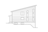 Contemporary House Plan - 84923 - Right Exterior