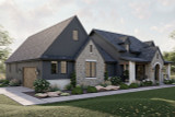 Ranch House Plan - Hayden Flats 11015 - Left Exterior