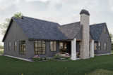 Ranch House Plan - Hayden Flats 11015 - Right Exterior