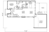 Contemporary House Plan - Onyx 81646 - 1st Floor Plan