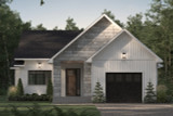 French Country House Plan - Hubert 2 54463 - Front Exterior