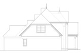 French Country House Plan - 64030 - Left Exterior