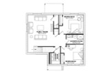 Secondary Image - Craftsman House Plan - Saint-James 56634 - Basement Floor Plan