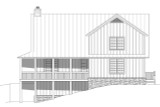 Country House Plan - Seabrook Branch 10224 - Rear Exterior