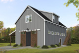 Country House Plan - Mesa Creek Barndo 2 28663 - Front Exterior