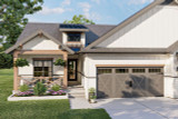 Farmhouse House Plan - Urbandale 68943 - Left Exterior