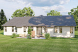 Farmhouse House Plan - Urbandale 68943 - Rear Exterior