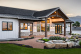 Ranch House Plan - Virginia Dale 72340 - Rear Exterior